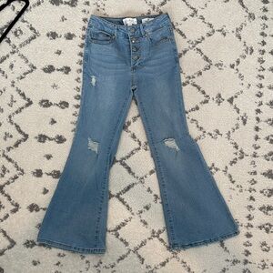 Girls Jessica Simpson Light Blue Lulu Ultra Flare Jeans